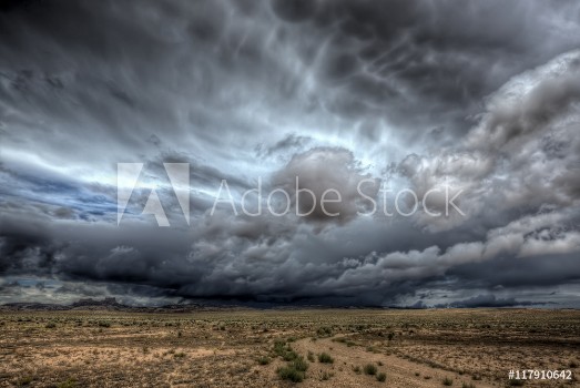 Picture of A massive thunderstorm over central Utah